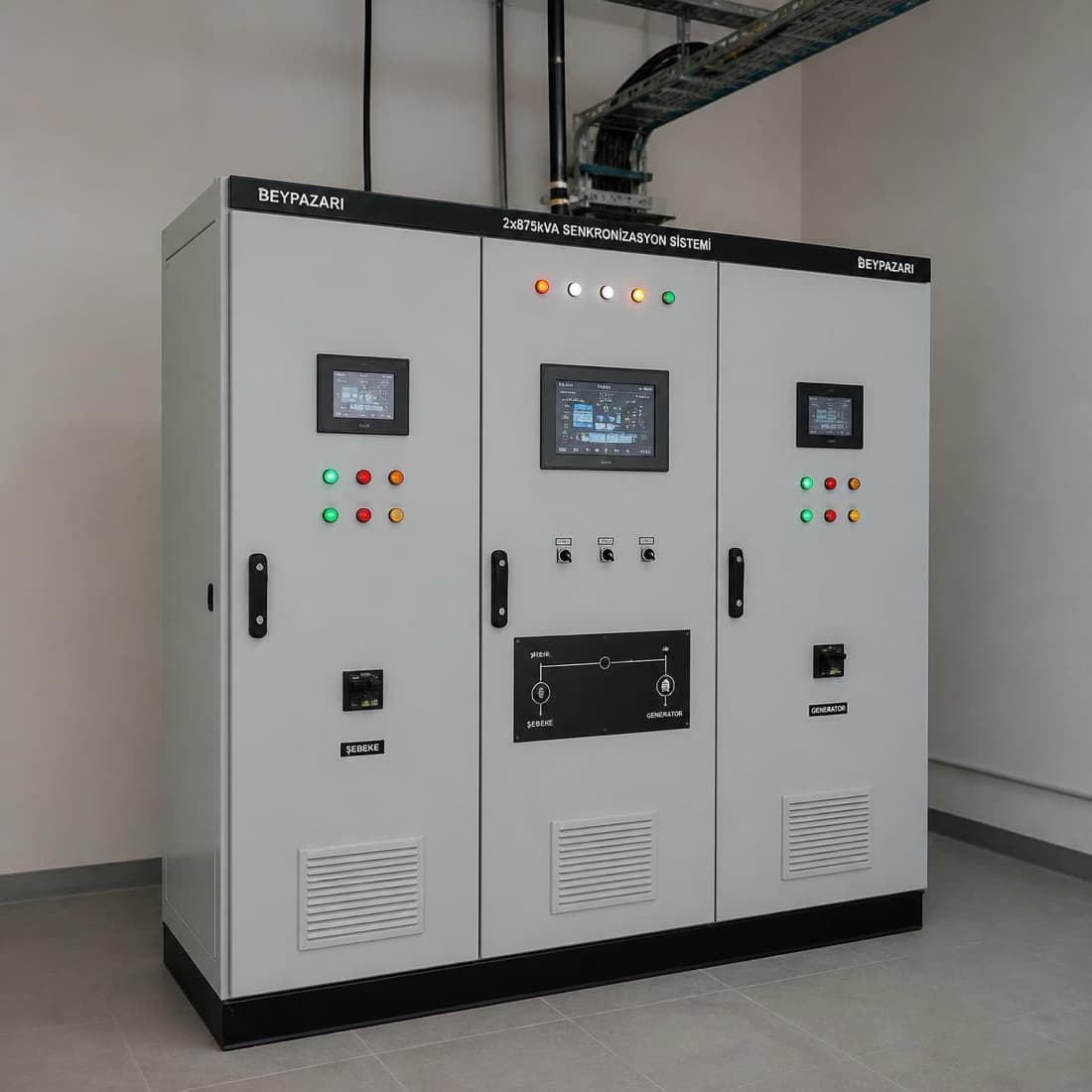 Beypazarı 2X875kva Senkronizasyon